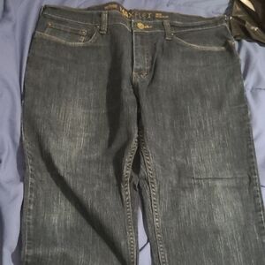 Men's Blue Dark Denim Jeans